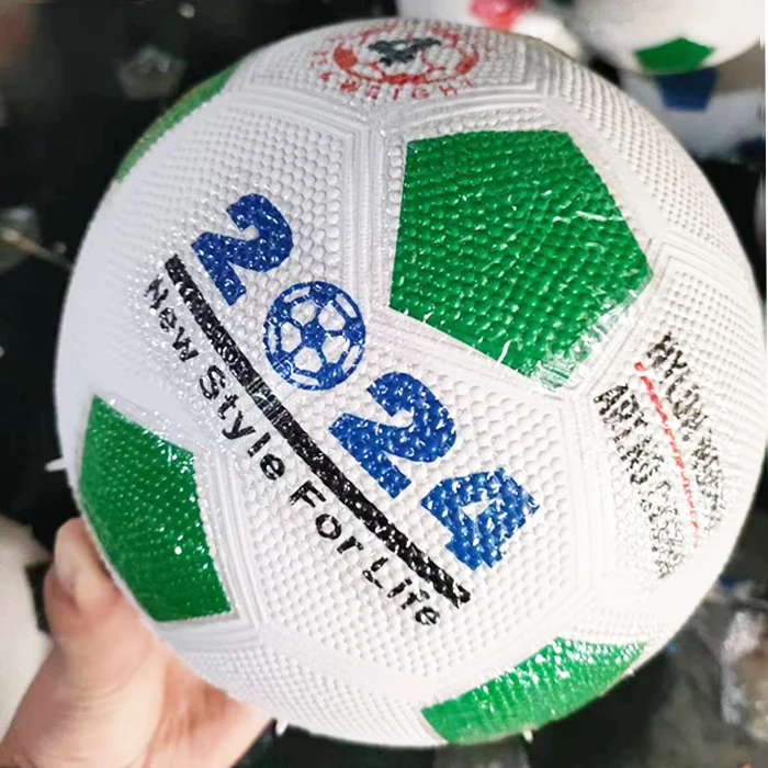 China rubber Football Ball supplier factory price Promotion Rubber High Bounce size 4 soccer ball