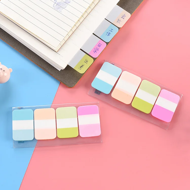 
Custom Removable Neon Color Index Sticky Notes PET Book Index 