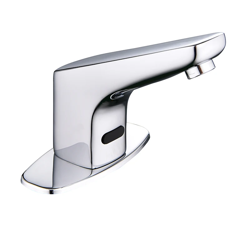 HY-165D/AD Touchless Automatic Sensor Faucet Non-Contact Water Tap Bathroom Kitchen School Traditional Design Deck Single Hole