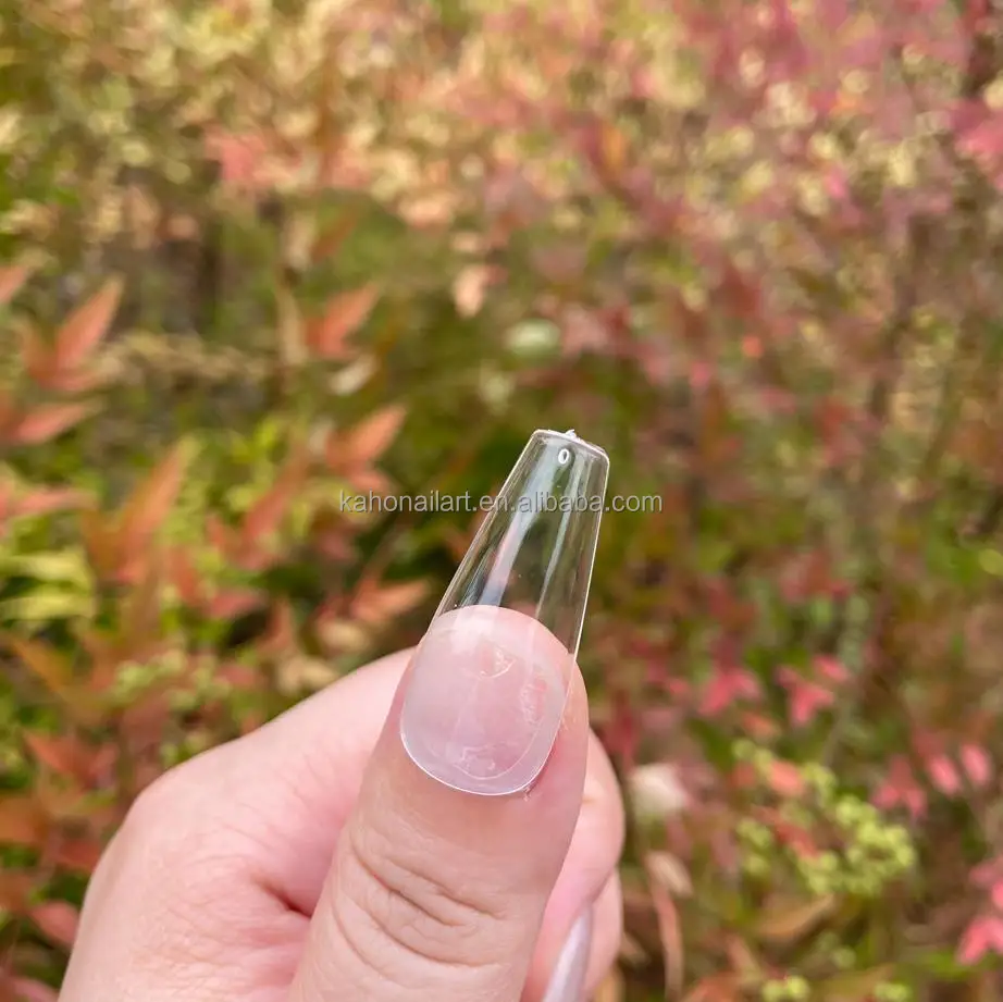 Wholesale Soft Gel Tips False Nail Tips Long Square Full Cover Coffin Stiletto False Manicure Nail Art Press On Nails
