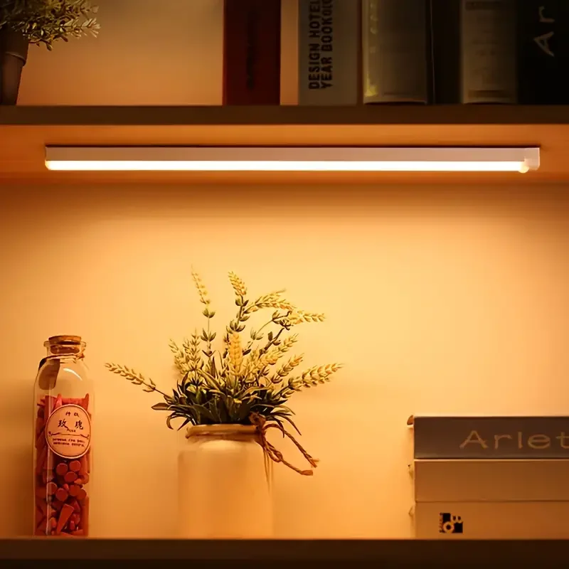 Under Cabinet LED Lights Motion Sensor Magnetics Night Light USB Charging LED Bar Light
