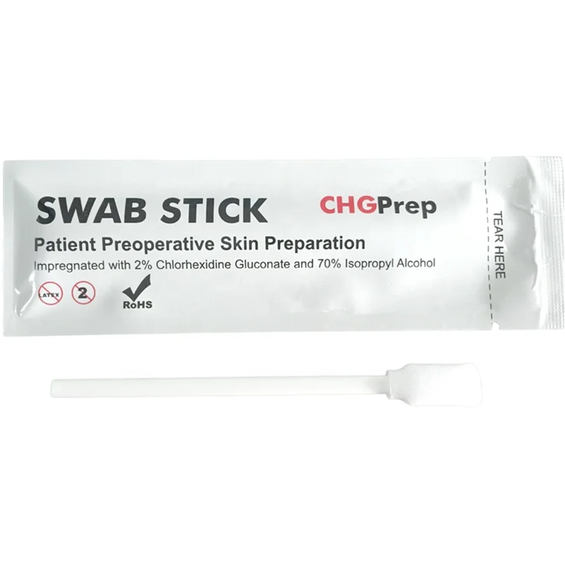 
2% Chlorhexidine Gluconate in 70% Isopropyl Alcohol swab stick/CHG swabs 
