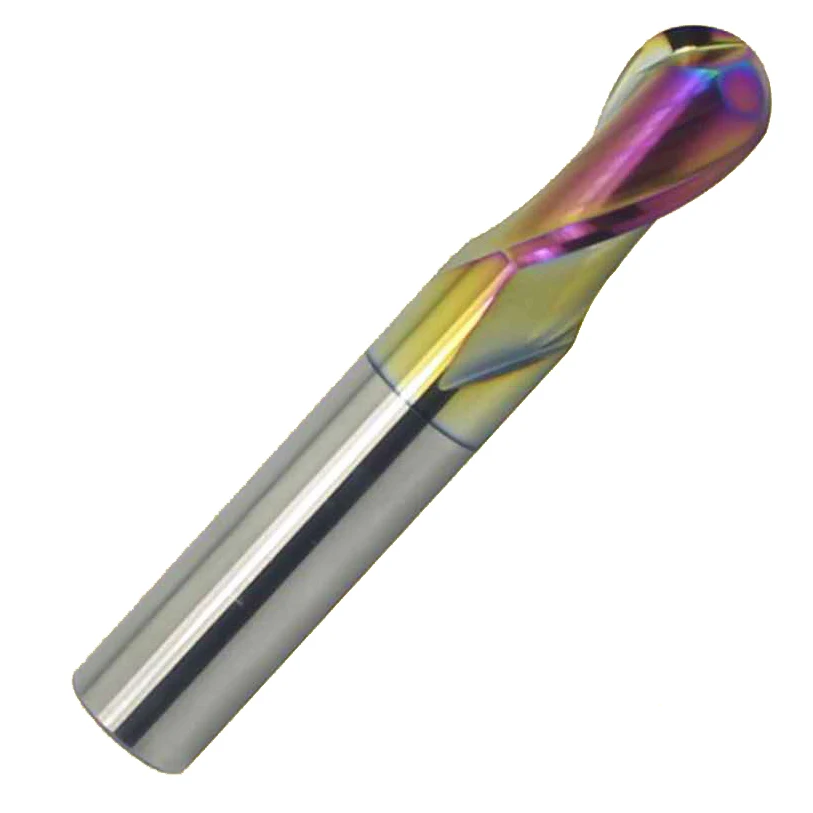 2F milling cutter tungsten carbide ball nose end mill carbide cutter