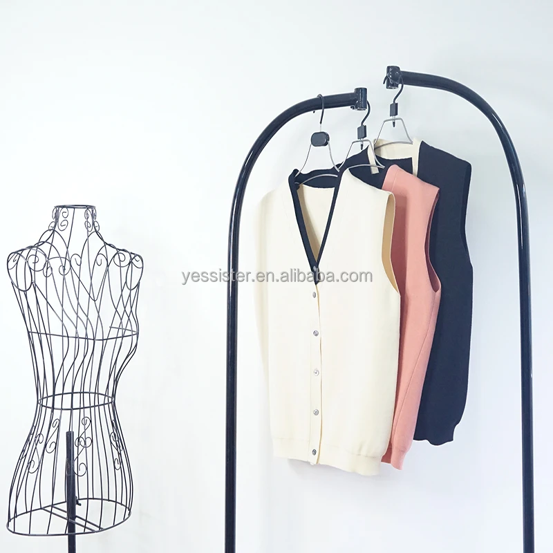 Classy Ladies Shirts V Neck Oversized Loose Knitted Crop Top Sweater Vest