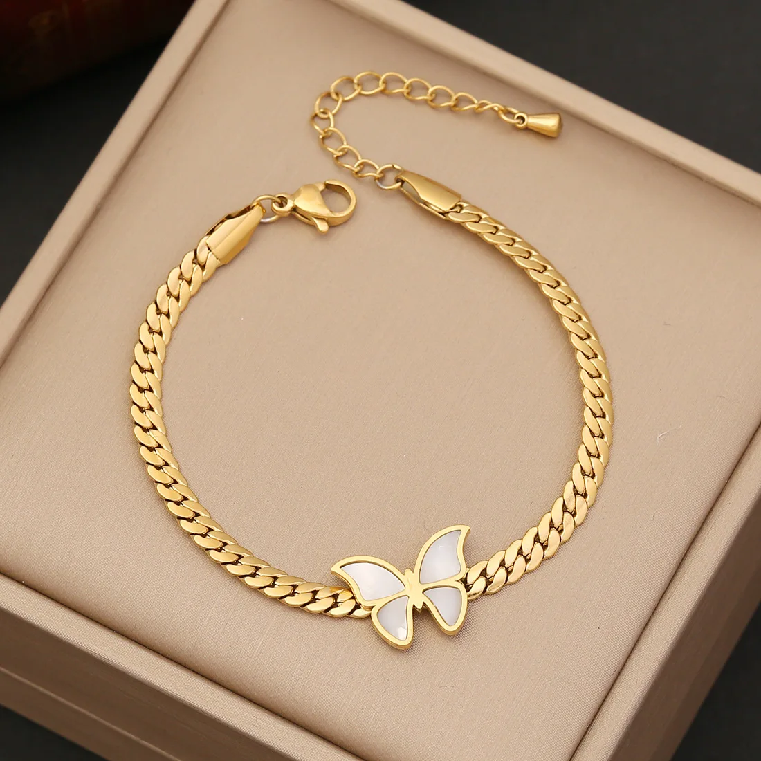 Fashion gold plated women accessories butterfly necklace bracelet earring jewelry fashion jewelry luxury jewelry sets for women