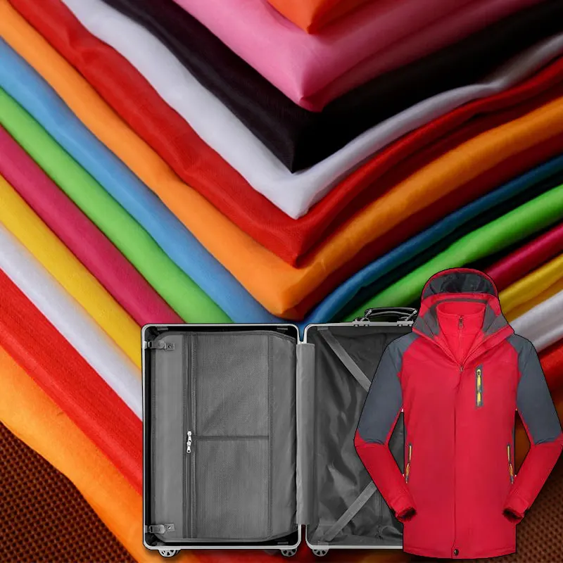 100% Polyester Taffeta Waterproof 180t 190t 210t Textile Fabric  Polyester Taffeta Lining Fabric