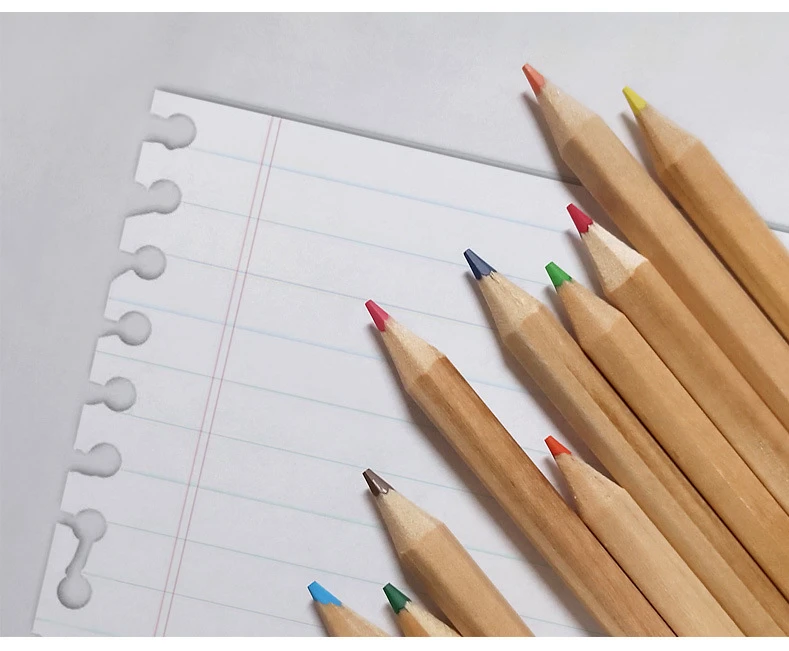 Portable and compact, the colour is intense and does not smudge mini  Colour Pencils for hotel restaurant