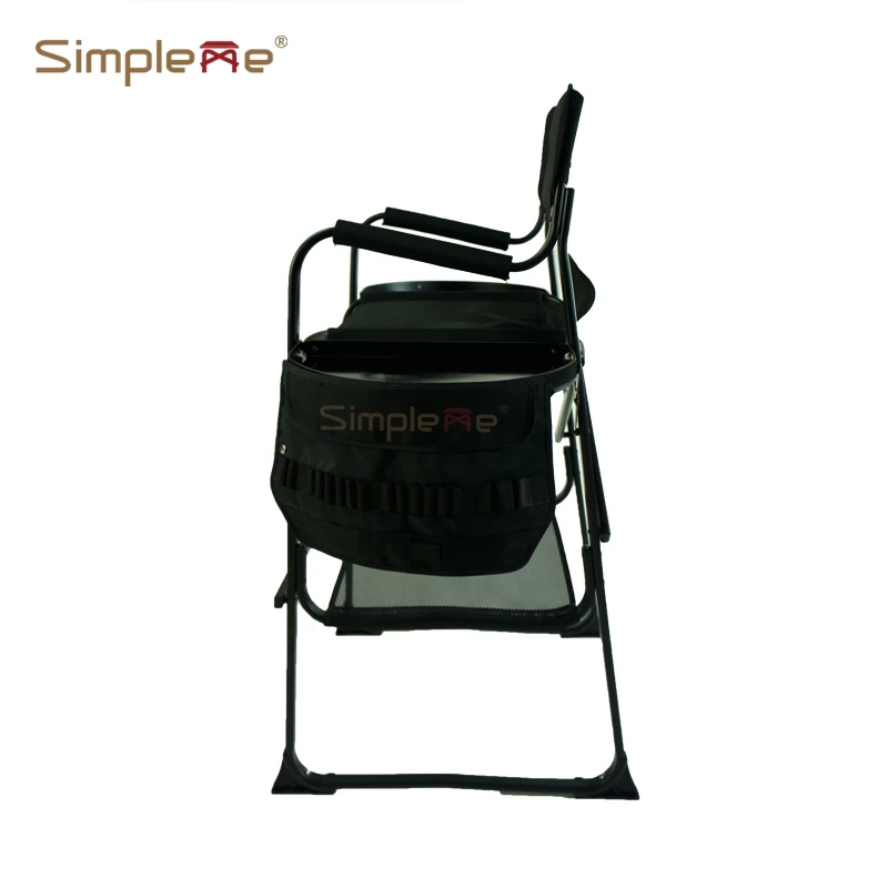 Manufacturer Lightweight Aluminum Folding Portable Professional Makeup Artist Chair Foldable