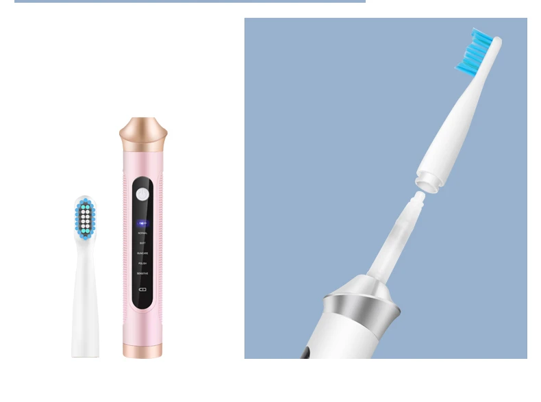 waterproof powerful cleaning smart toothbrush travel rechargeable sonic electric toothbrush for adult