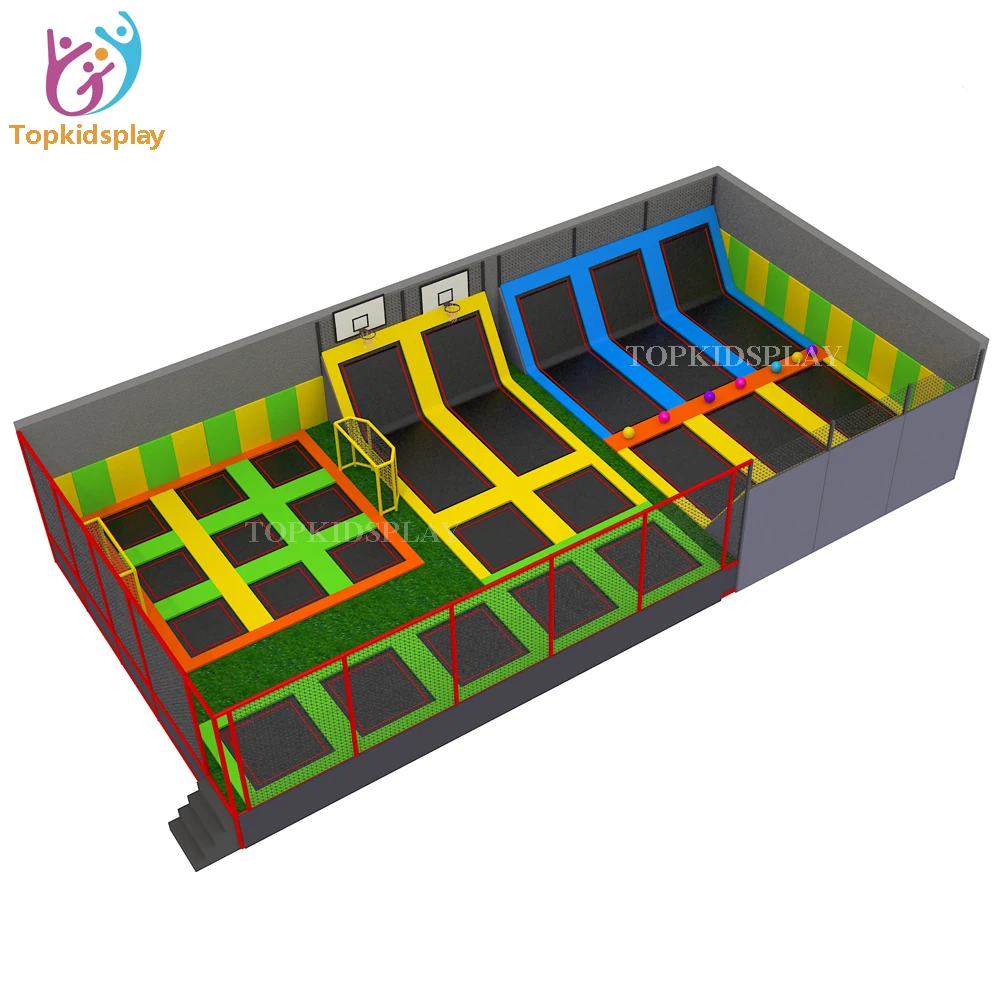 Topkidsplay  Jumping Fitness Trampoline  and Indoor Trampoline for Children Amusement Park