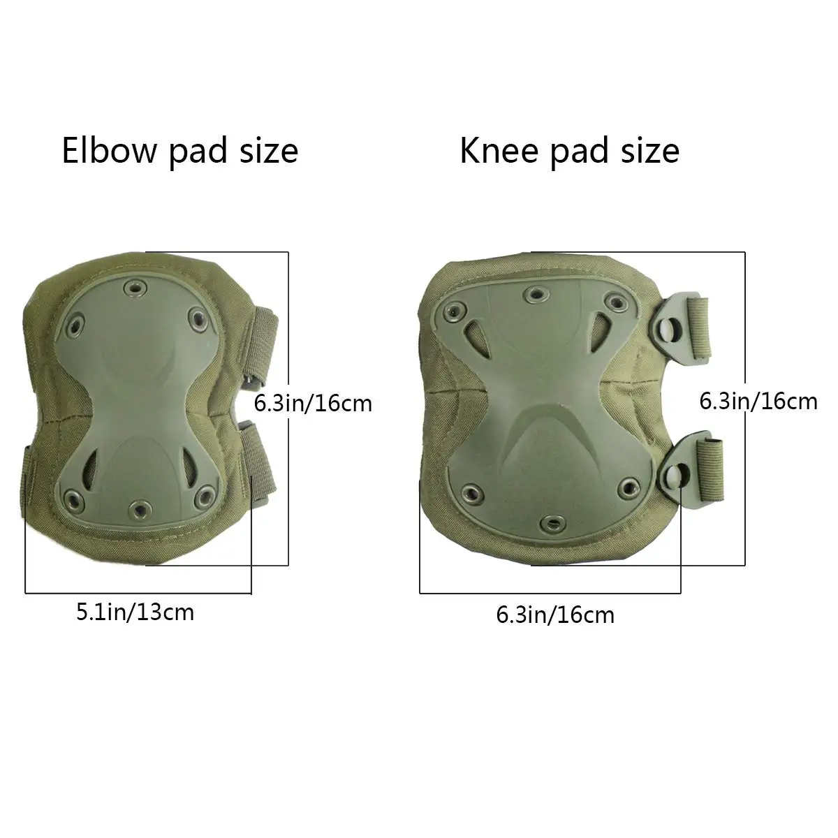 Popular   outdoor motorcycle / skating /  tactical protective elbow and knee pad Combat Knee  pads black / khaki / olive green