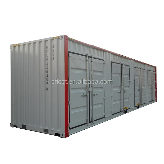 Low Cost 40 Hc Storage Shipping One Side Open Multi-Door With Partition Container