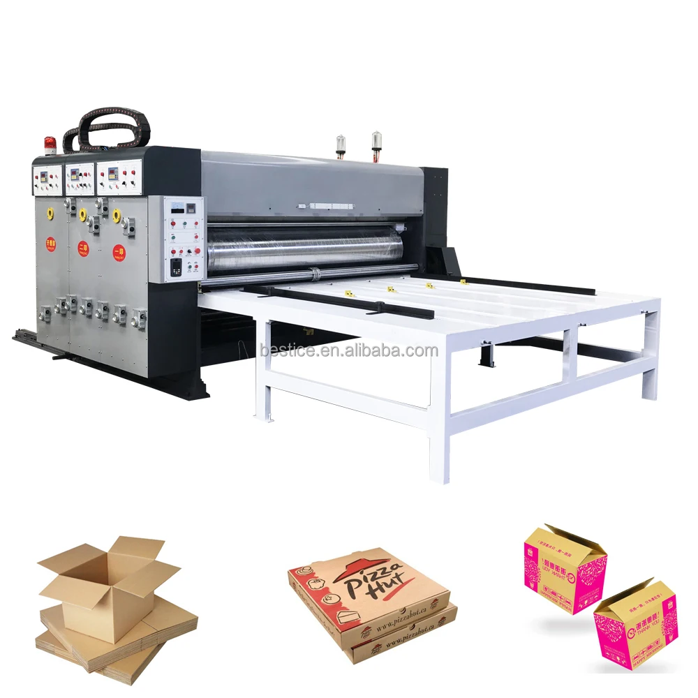 corrugated carton box printing making machine custom felxo colour printer slotter rotary die cutter machinery equipment price