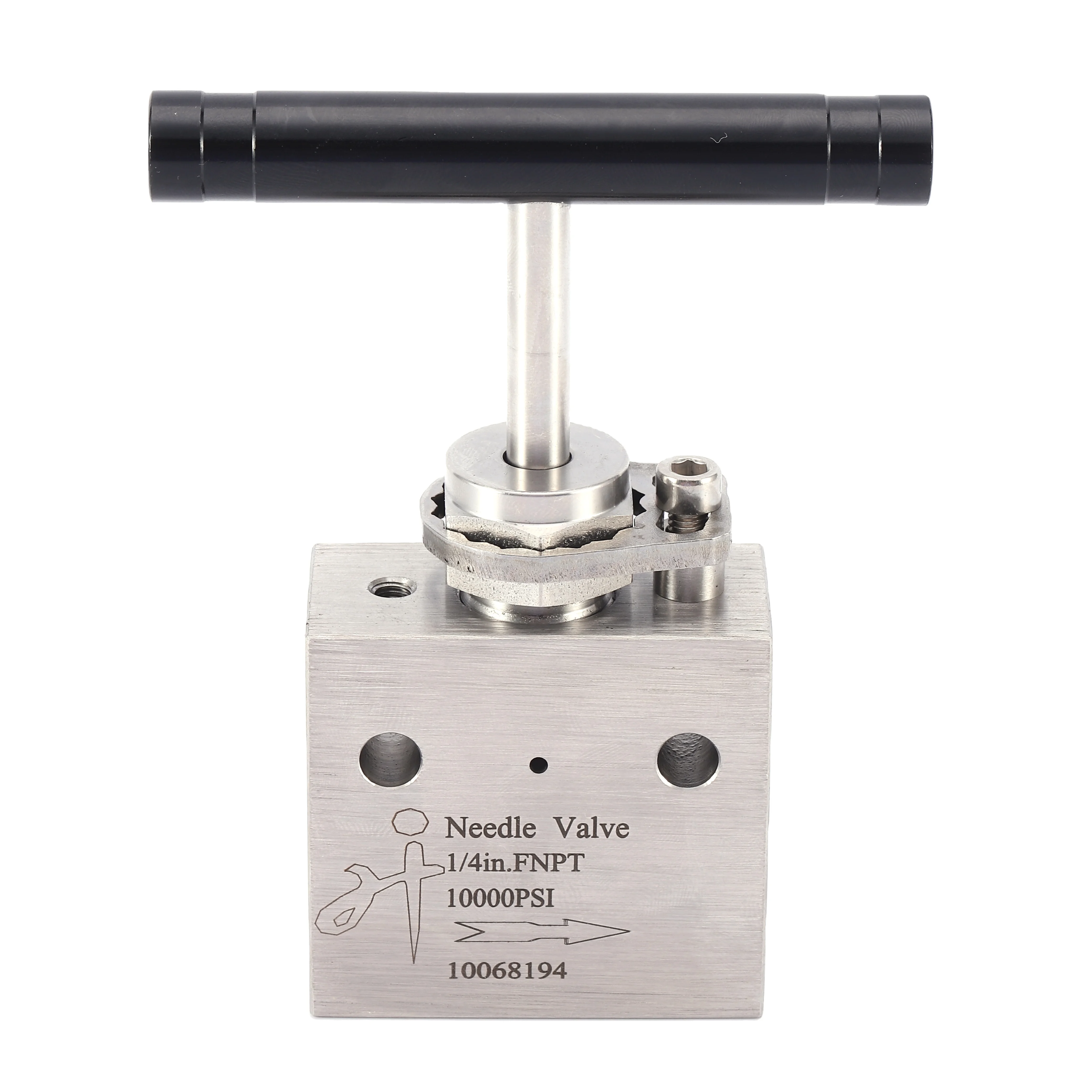 Ss 316L Straight Pattern Hydrogen Gas Valve 20000 Psi Super High-Pressure SS316 Needle Valve