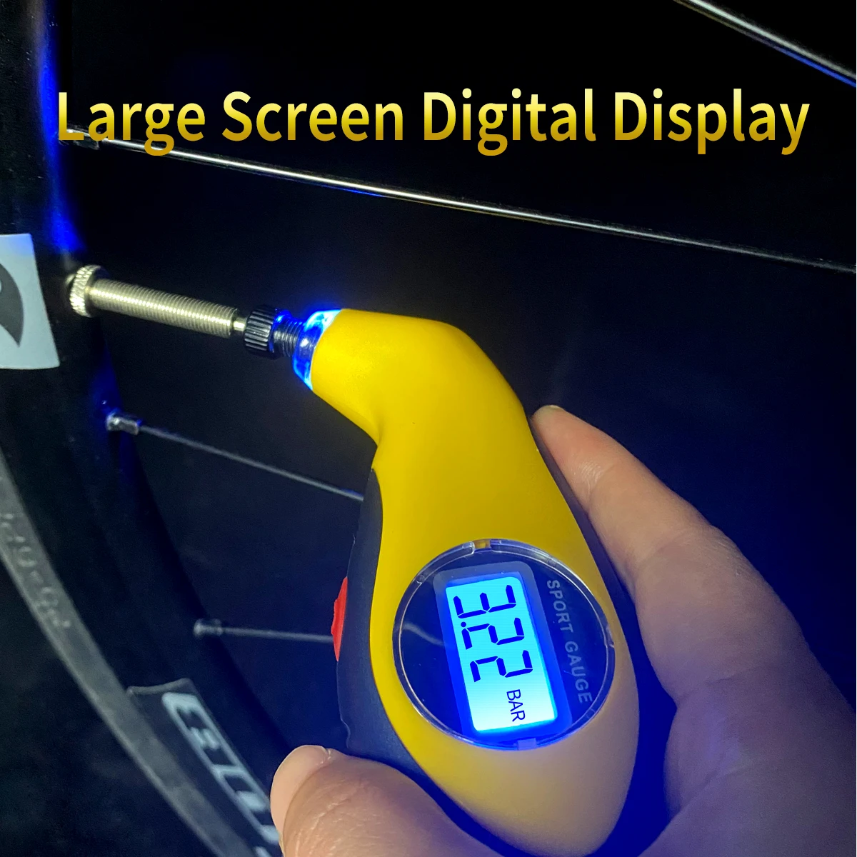 High-precision Digital Car Tire Tyre Air Pressure Gauge Meter LCD Display Manometer Barometers for Car Truck