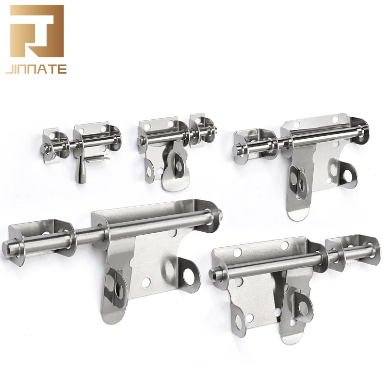 Latest Door Bolt Latch Fire Security Guard Slide Door Lock Aluminium Door Inside Tower Bolt Dead Bolt Lock