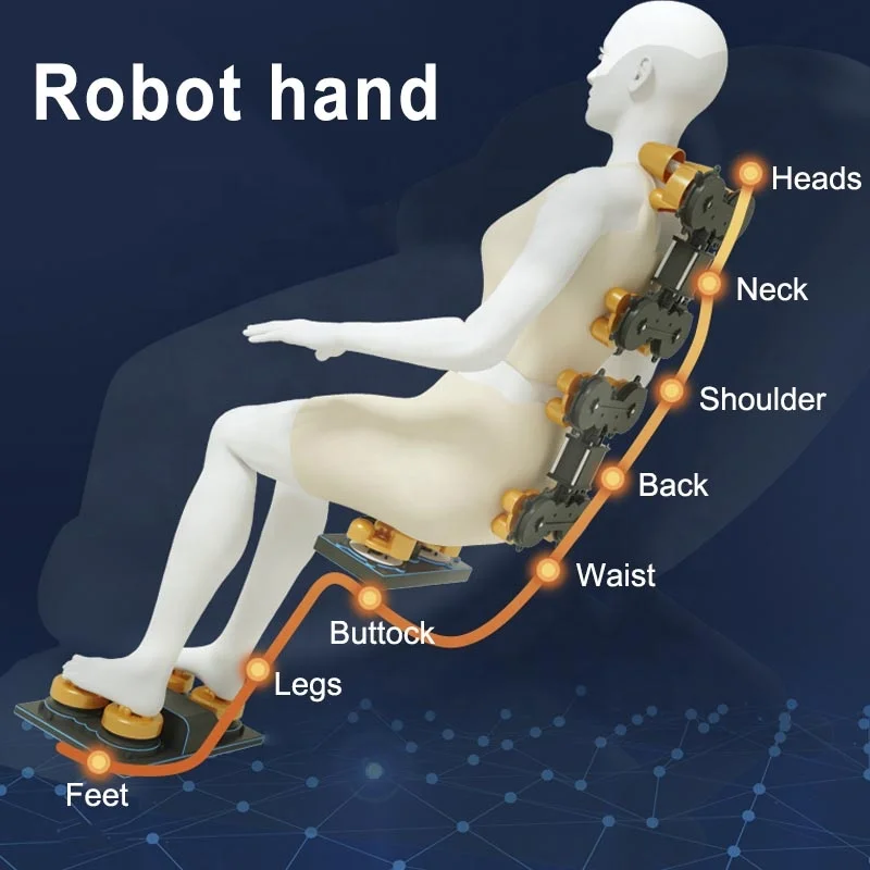 Cheap Factory Supply Electric Zero Gravity Full Body Shiatsu Massage Chair 4d Full Body OEM Logo Massage Equipment