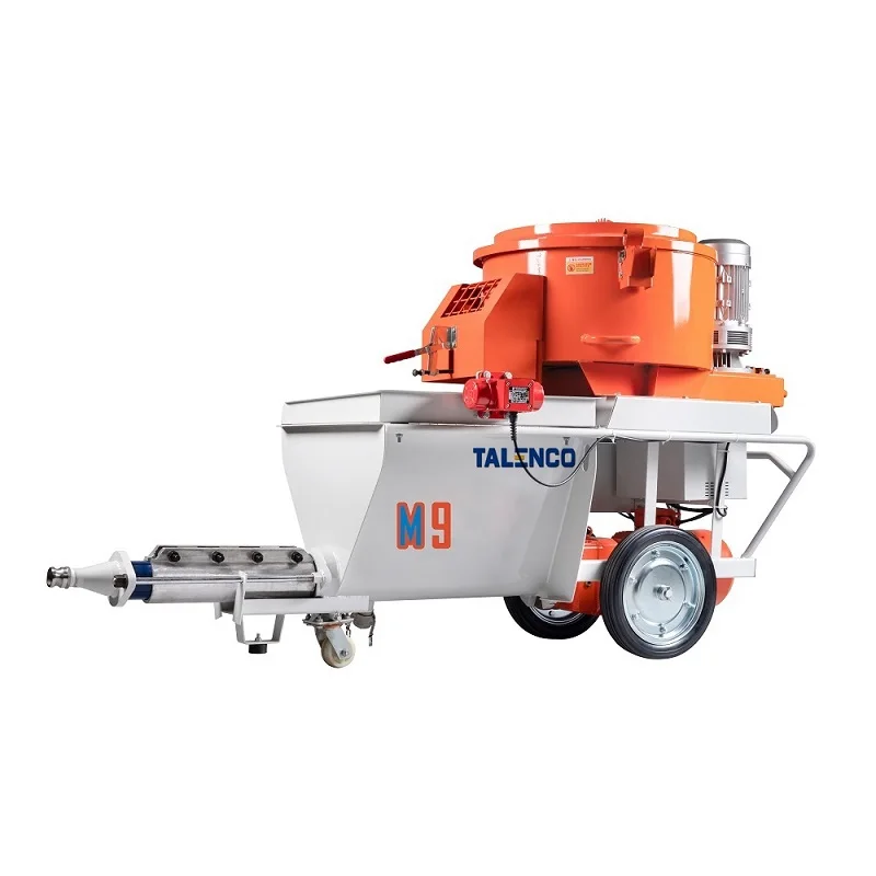 M9 small concrete pump machine/cement spray plaster machine/cement mortar plastering machine