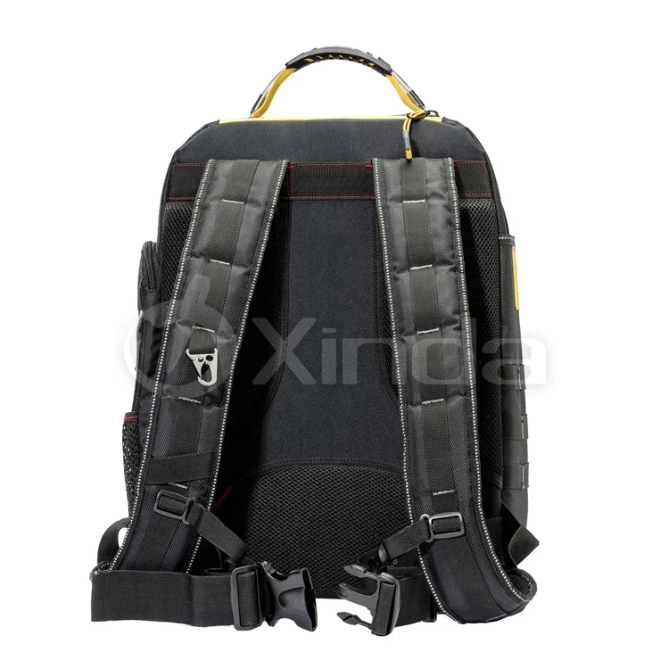 Custom Portable Contractor Working Kit Bag Rugged Multi-pockets Painting Tool Backpack