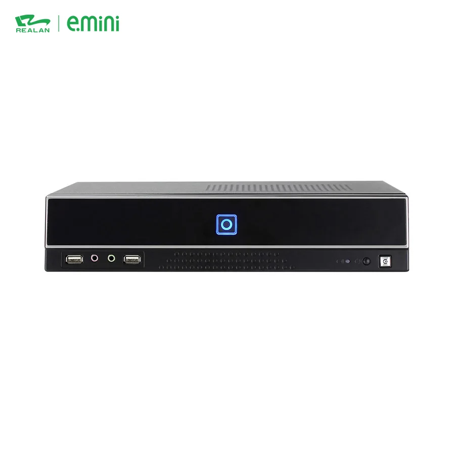 Home Theater Desktop Horizontal Computer Micro Atx PC Case