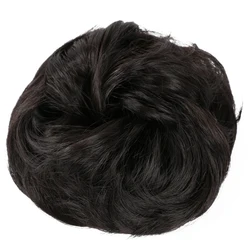 Synthetic Flexible Hair Buns Curly Scrunchy Chignon Elastic Messy Wavy Scrunchies Wrap For Ponytail Extensions For Women