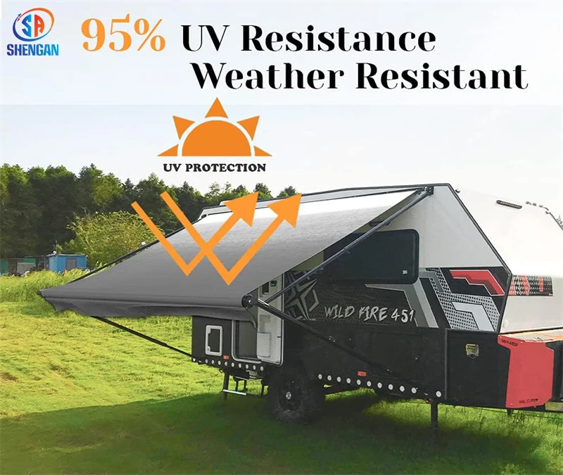 Universal Polyester Trailer Motorhome Accessories RV Parts Replacement Waterproof Caravan Awning Rv Awning Fabric