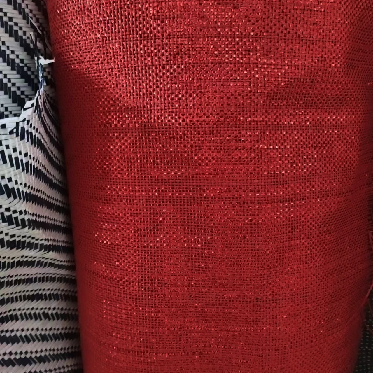 handwoven curtain sewing bag cloth household basket paper straw weave hat woven textile fabrics