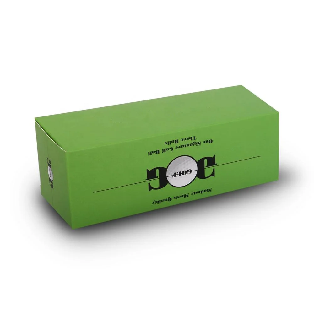 Golf ball ping pong table tennis die cut packaging sleeve paper box with window