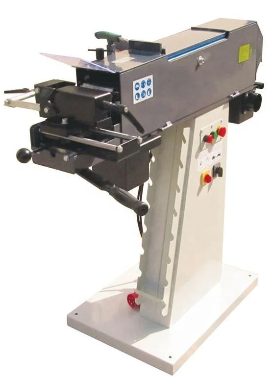 single phase motor type tube notcher pipe notching machine with metal deburring belt