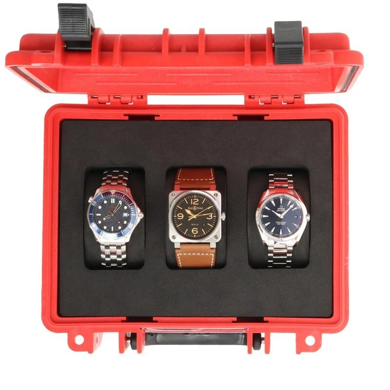 Водонепроницаемый пластиковый жесткий футляр для хранения в воздухе с пеной для автоматических часов-orite, США