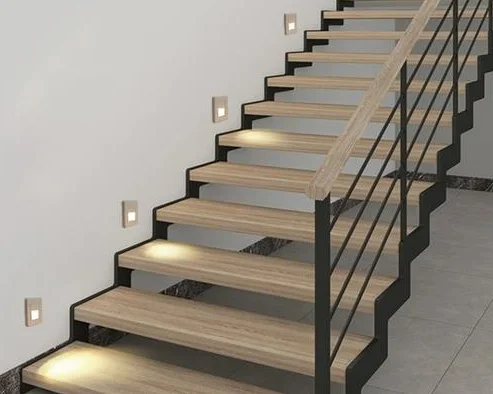 Foot wall lamp 86 type embedded human body sensing foot light stair step sensing light corridor lighting