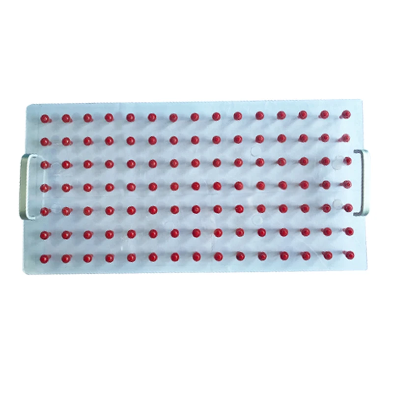 New hole-pressing and seed-pointing device Seeding and seedling-raising tray Flower planting Pepper small-particle seeds are sow