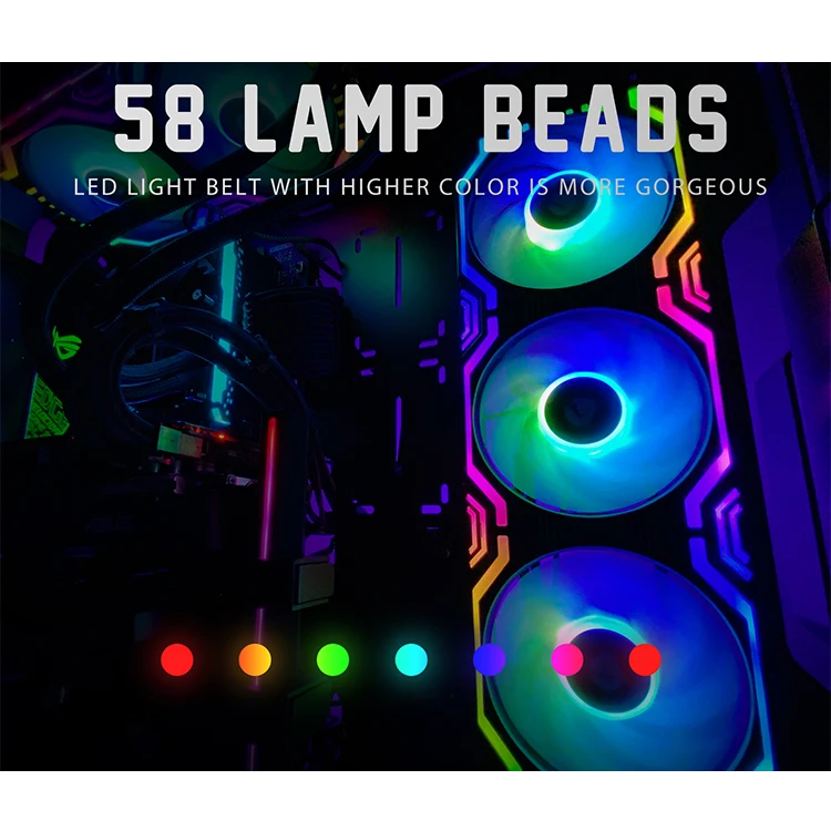 Лидер продаж от производителя, современный дизайн Led 360 мм черная рамка интегрированный Argb вентилятор MATRIX-Black-360mm Rgb компьютер водяного охлаждения Fann