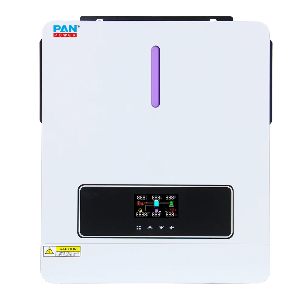 24 В 48VDC 3.6KW 6.2KW On-Off сетевой Гибридный солнечный инвертор Встроенный 120A MPPT Солнечный