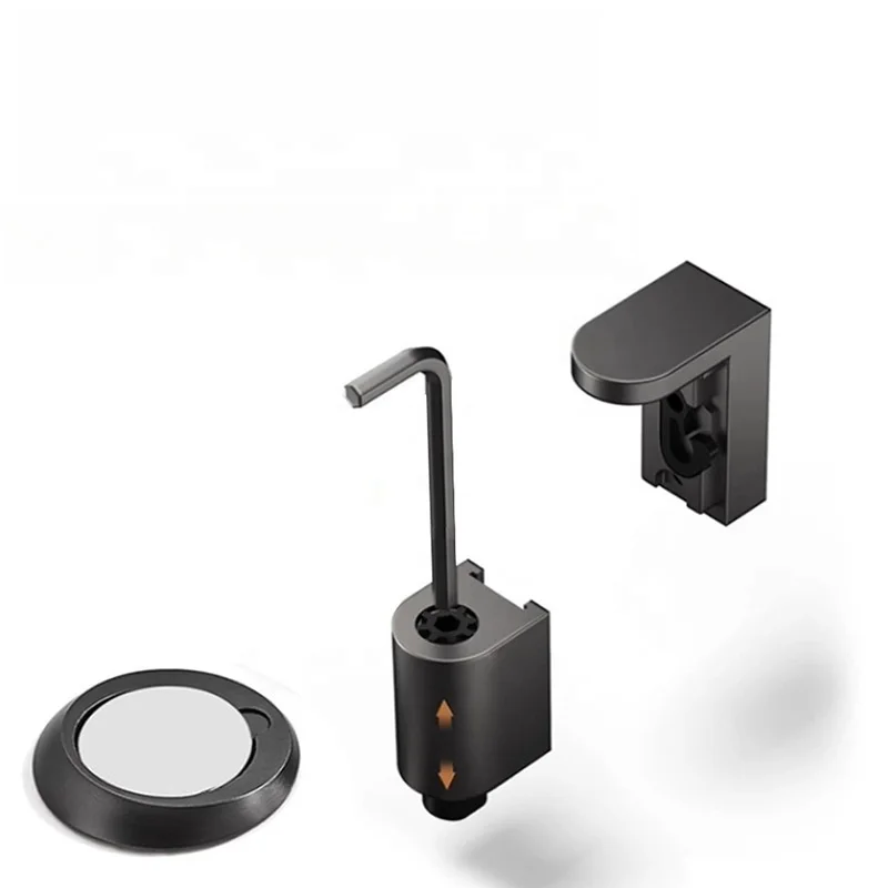 Wall Protector Square Floor Mounted Door Catch Invisible Magnetic Door Holder Stopper For Wooden Door