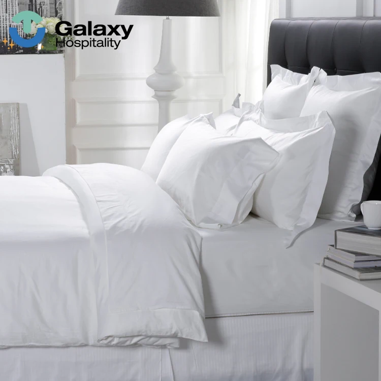 High Quality Hotel Bed Sheets Set Embroidered Bed Linens For Sale Cheap