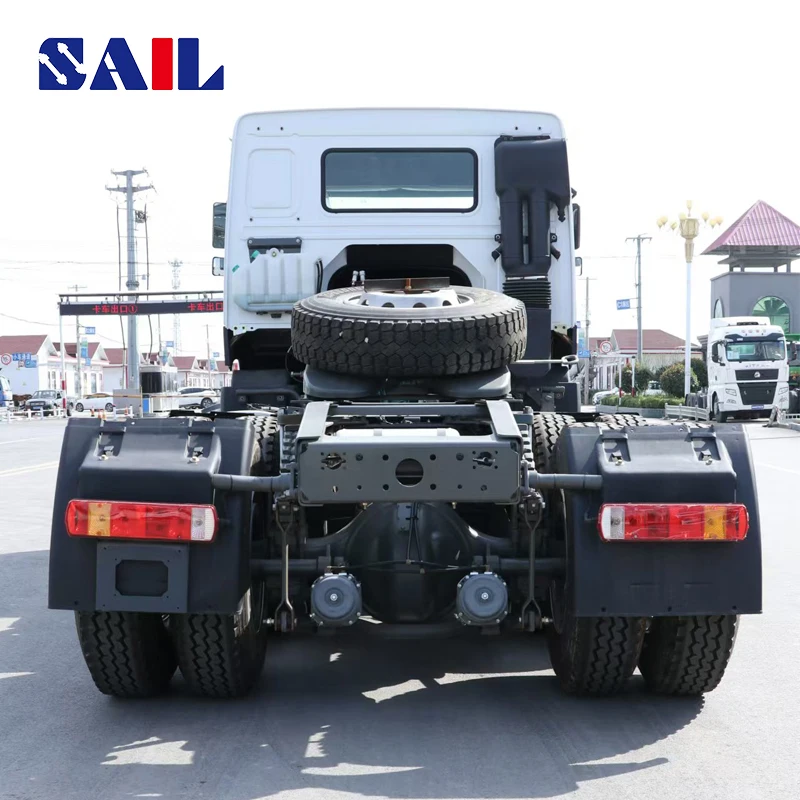 Парус Китай низкая цена автоматический 40-футовый Sinotruk Howo N7 2024 б/у тягач топливный танкер прицеп самосвал