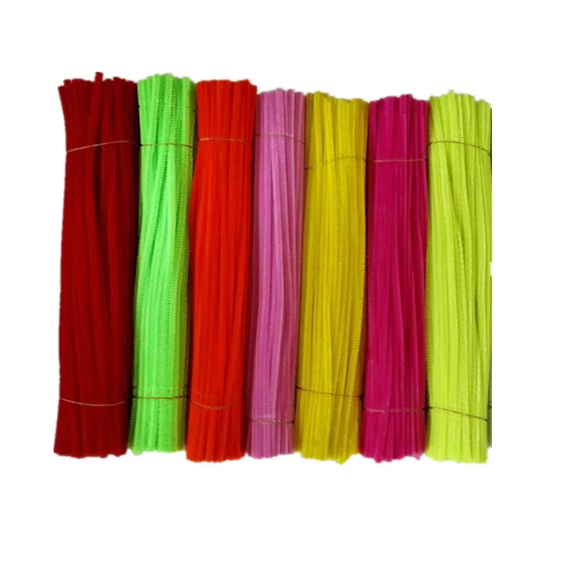 Wholesale valentines day gift 2023 chenille stems pipe cleaners Craft Supplies for kid DIY pipe cleaners