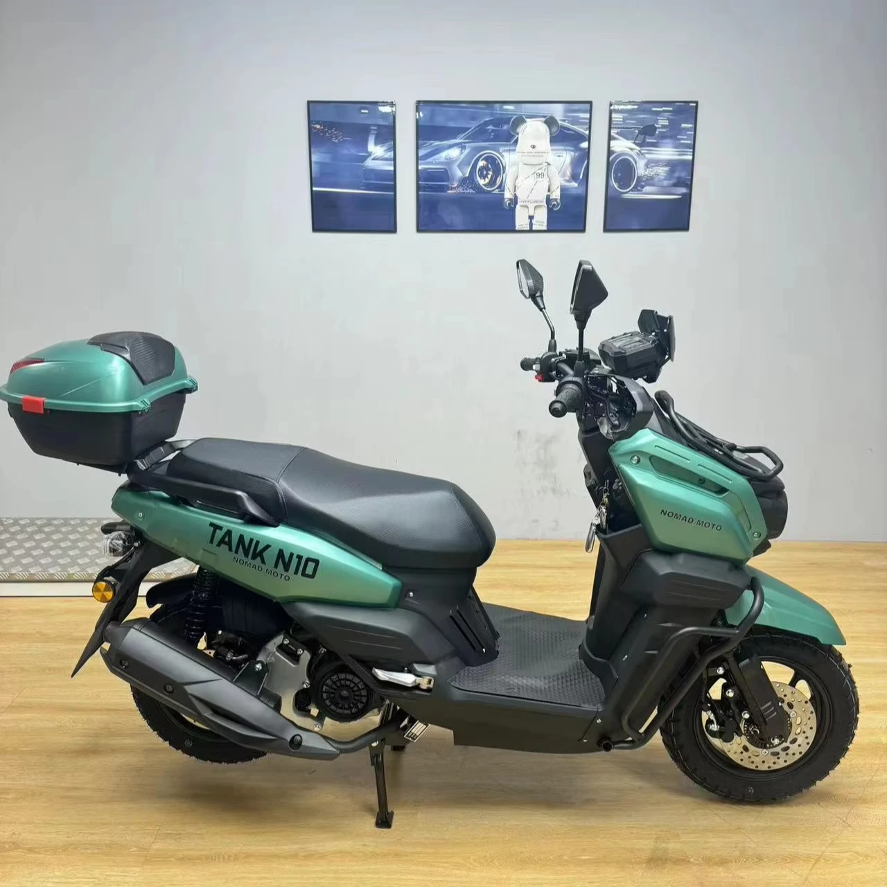 Бензиновый скутер 150 см3 для взрослых с автоматической коробкой передач одноцилиндровый 4-тактный дисковый Барабанный тормоз емкость бака 150cc
