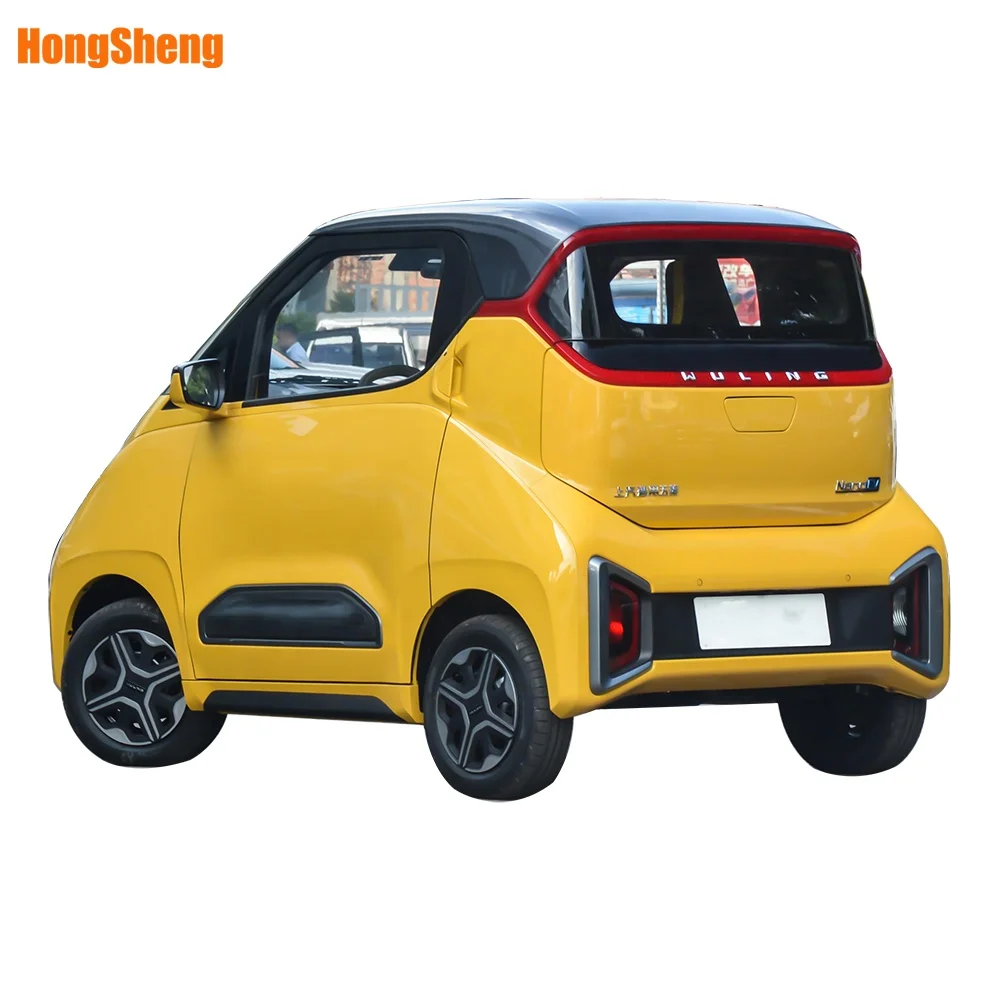 WULING nano electric car for city use  high speed 100km/h four wheel electric car with long range