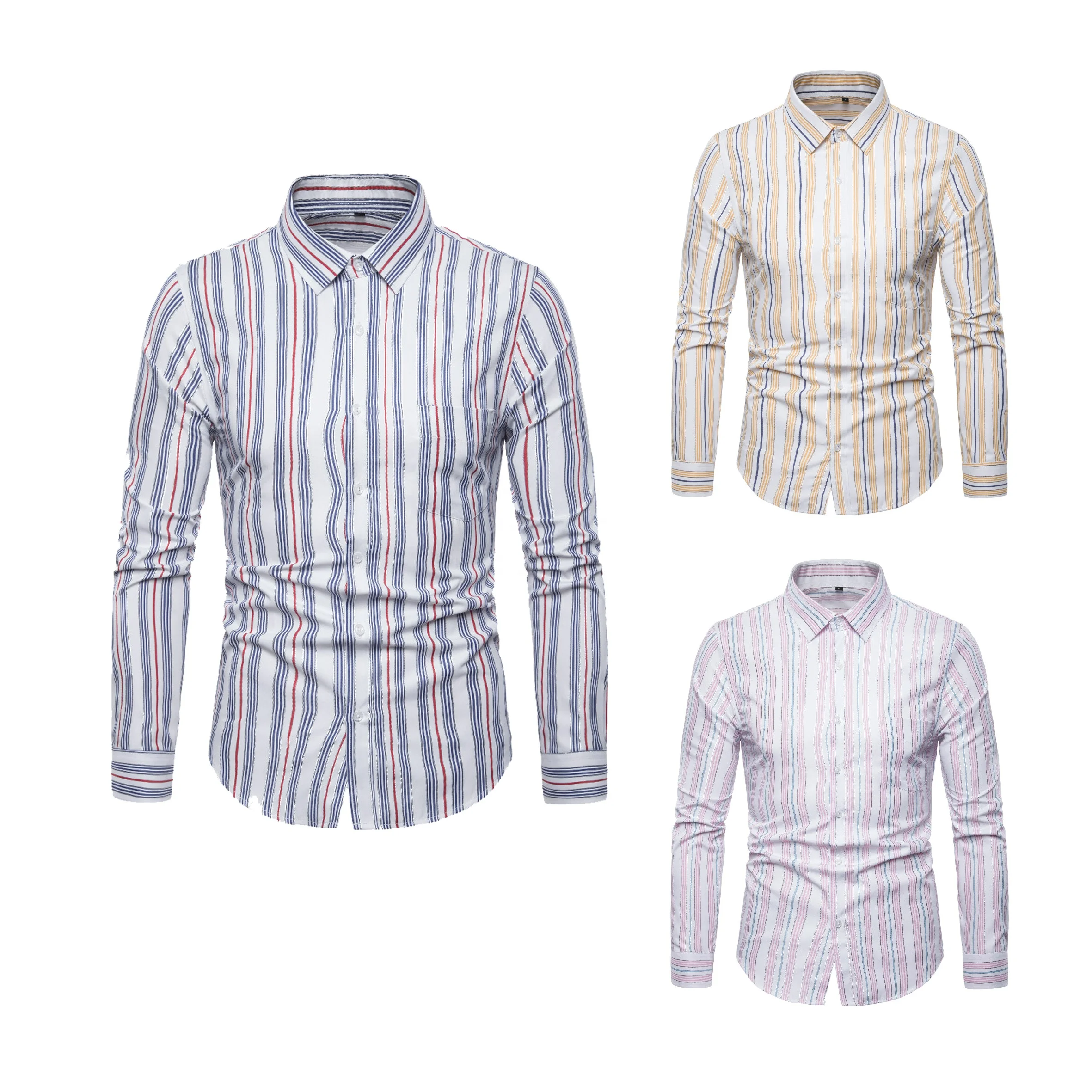 factory promotion wholesale mens long sleeve shirts for men slim