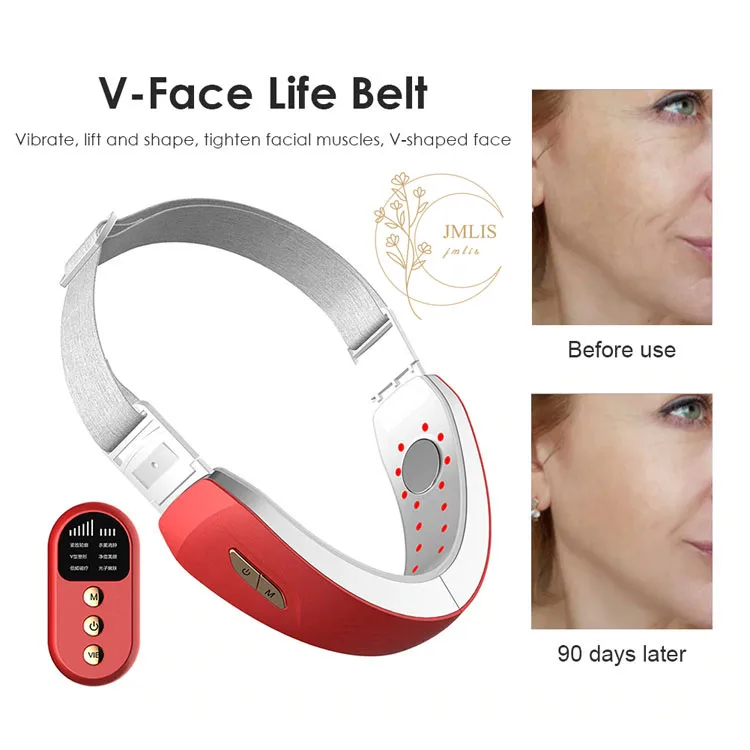 Personal V Shape Face Lift Meter Chin EMS Facial Massager Lifting V Line Up Beauty Tool SkinCare Instrument Face Massager