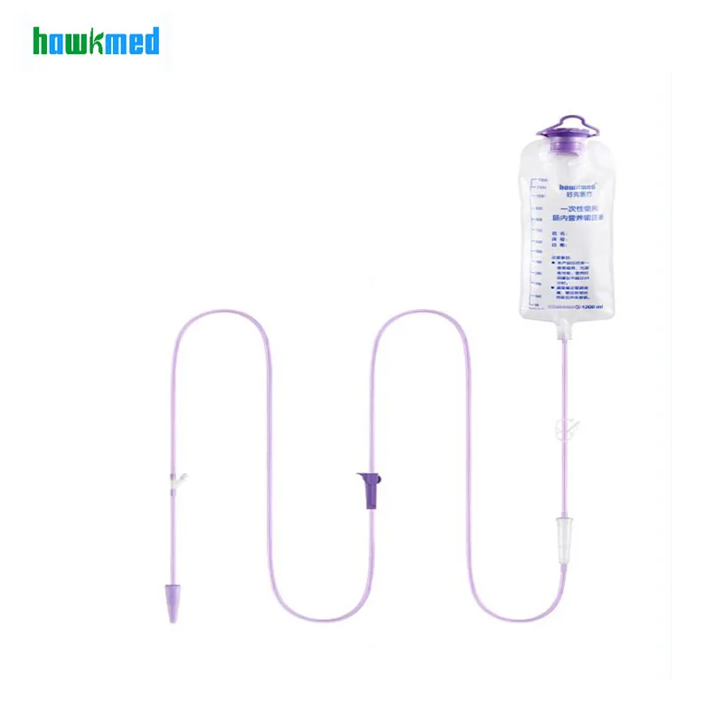 Hawk Medical Wholesale Dehp Free Feeding Bag Medical Medical Nasogastric Feeding Tubes