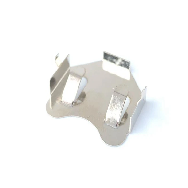 CR2032 золотая пластина пружинного контакта CR2025 SMD зажим для батареи cr2032 держатель литиевой