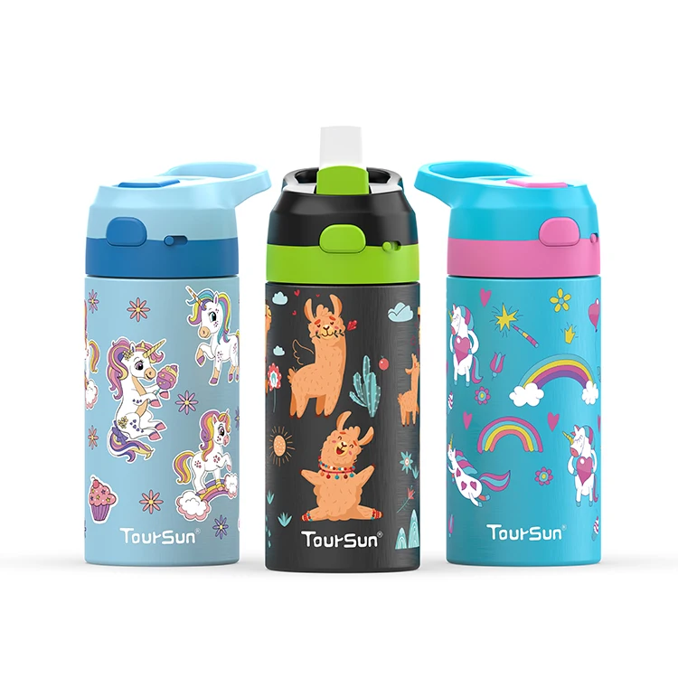 Детская портативная Изолированная бутылка для воды из нержавеющей стали