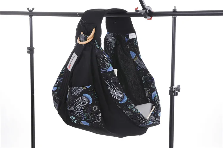 Лидер продаж, Товары для малышей из 100% хлопка, двойное кольцо, наплечная сумка для переноски и накидка для ребенка