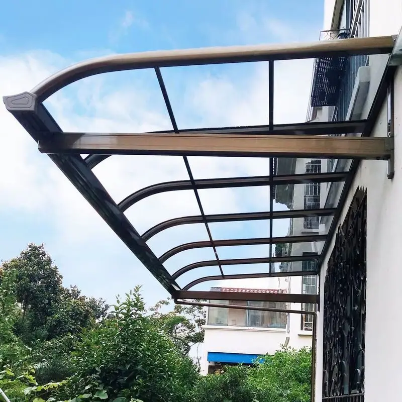 outside outdoor Window Aluminum Roof Polycarbonate Rain Cover Terrace Balcony Patio Cover Awning Canopy