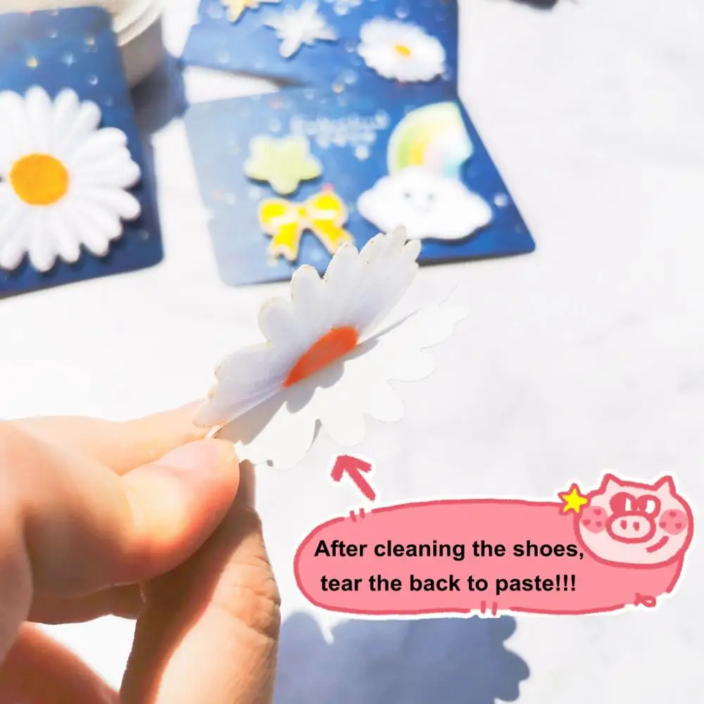 DIY Cute cartoon girl shoes decorative patch stickers Trend Creative Shoelaces Decorative with shoes stickers shoes accessories