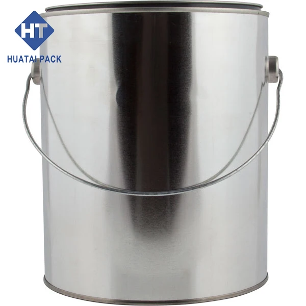 4L металлическая круглая жестяная краска с рычажными крышками для масляной краски банка на заводе продажи