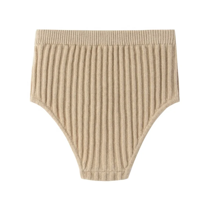Women Knitted Pure Cashmere Undies Panties Underwear Briefs Intimates Shorts Women